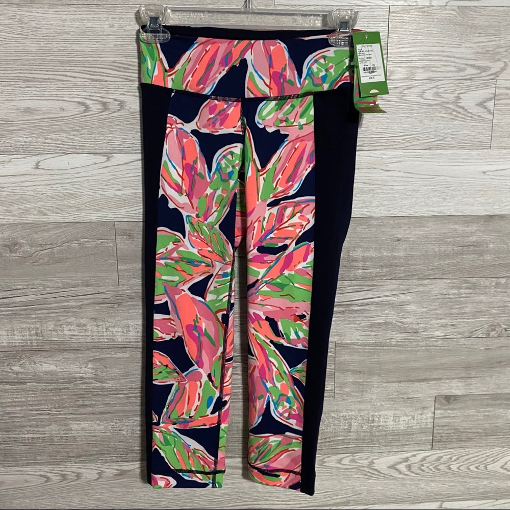 NWT Lilly Pulitzer Luxletic Navy Weekender Legging